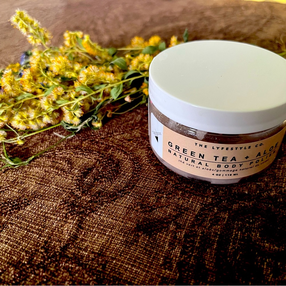 “The Lyfestyle co.” Green Tea + Aloe natural body polish